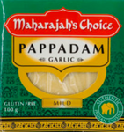 Maharajah's Choice Pappadam Garlic 100g